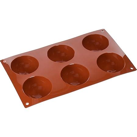 Silikomart Silicone Mould Semi Sphere Extra Large Mm Terracotta