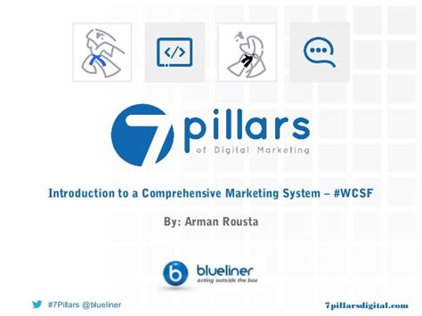 Event Marketing Consultant 7 Pillars Of Digital Marketing