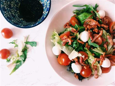 Salade Met Spekjes En Mozzarella Annemiek Nauta