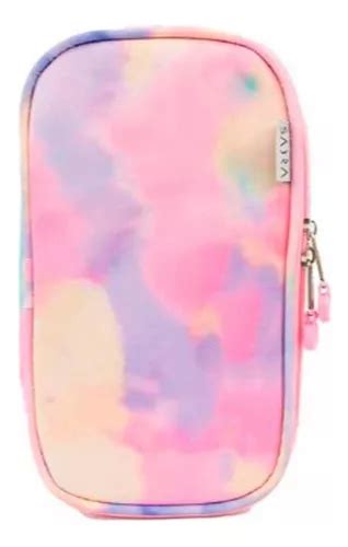 Estuche Box Urban Para Bol Grafos Tie Dye Sabra Color Rosa