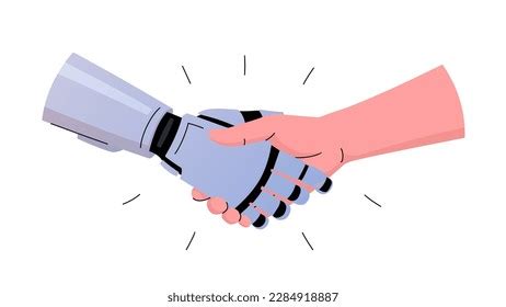 Robot Handshake: Over 1,835 Royalty-Free Licensable Stock Vectors ...