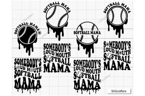 Somebody S Loud Mouth Softball Mama Melting Smile