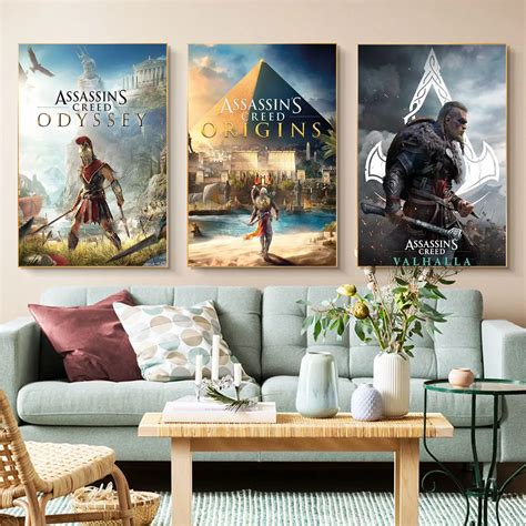 Assassin S Creed Poster Voeg Een Vleugje Opwinding Toe Aan Je Muur