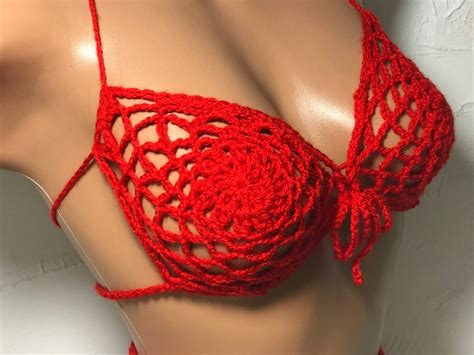 Hot Sexy Crochet Bikini Women Swimsuit Summer Trends Sexy Etsy
