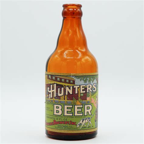 Lot Detail Hunters Steinie Beer Bottle Chicago