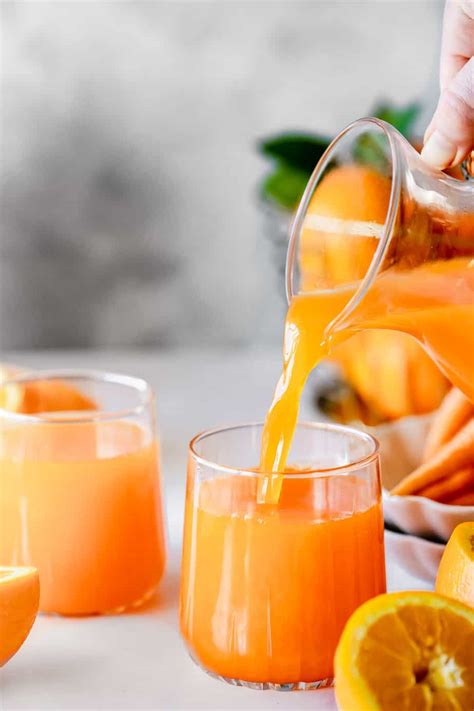 Orange & Carrot Juice {Immune Boosting} - Baking Ginger