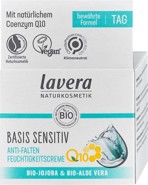 Lavera Basis Sensitiv Anti Falten Q10 Feuchtigkeitscreme 50 Ml Dm