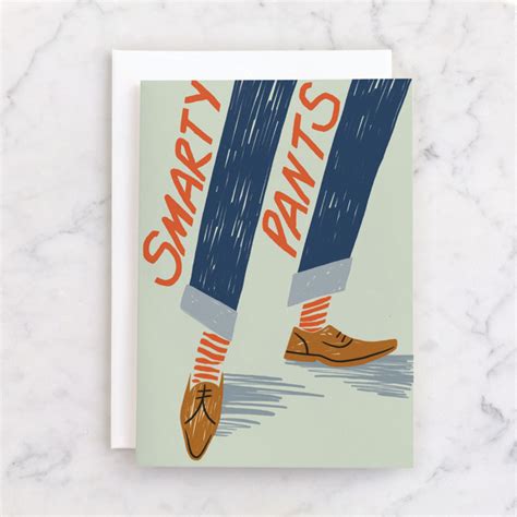 Congrats Smarty Pants Individual Graduation Greeting Cards By Vivian