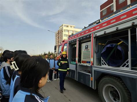 酒泉经开区消防救援大队集中开展消防安全宣传进校园活动 国际在线