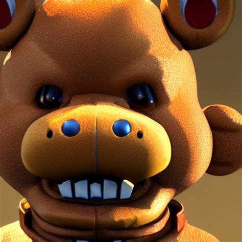 Krea Ai Impressive Detailed D Render Of Freddy Fazbear R