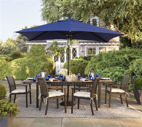 Premium Sunbrella® Rectangular Umbrella | Outdoor Umbrellas | Pottery Barn