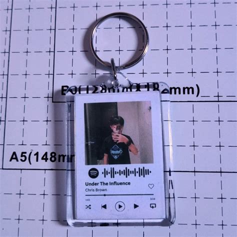 Customized Acrylic Spotify Keychain Shopee Philippines