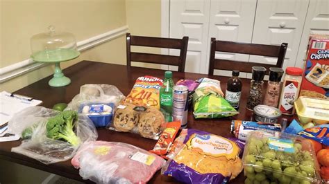 Weekly Walmart Grocery Haul Meal Plan Short Meal