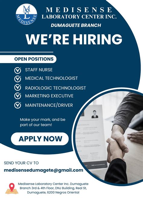 Medisense - 📣 We’re Expanding Our Talent Pool! Our clinic branch is