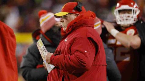 Chiefs HC Andy Reid's Icy Mustache Goes Viral [LOOK]