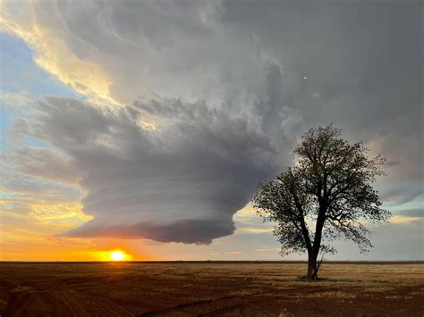 Supercell Storm Over Lubbock Texas From May 2021 R Clouds