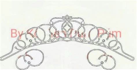 Ghim trên crown Vương miện tiara Vương miện Mẫu vuông