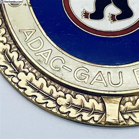 Thesamba Vw Classifieds Adac Enamel Badge Berlin Avus Rallye