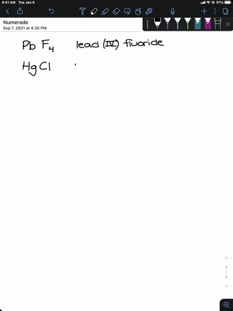 Solvedgive The Systematic Name And Chemical Formula For Each Of The Following Compounds Named