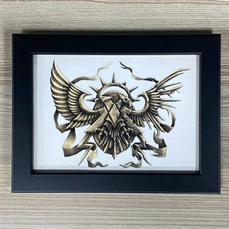 Imperial Aquila Framed Art Imperium Of Man Astartes Guard Warhammer 40k