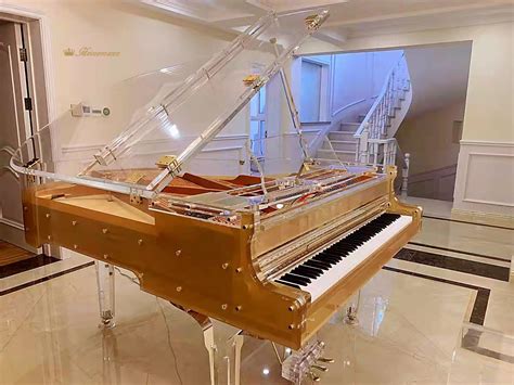 Luxury Furniture Acrylic Transparent Grand Piano For Home Decoration