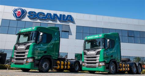 Scania Delivers The First Gas Powered Trucks In Brazil Scania Group