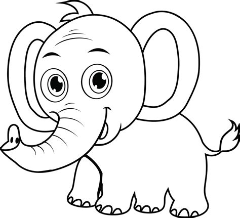 Free Elephant Outline Vector Art - Download 1,526+ Elephant Outline ...