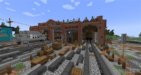 Making Minecraft Train Station