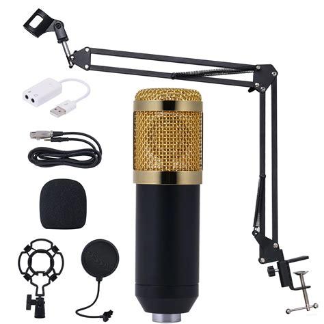 Microfone Bm Para Est Dio De Karaoke Bm Microfone Condensador Bm