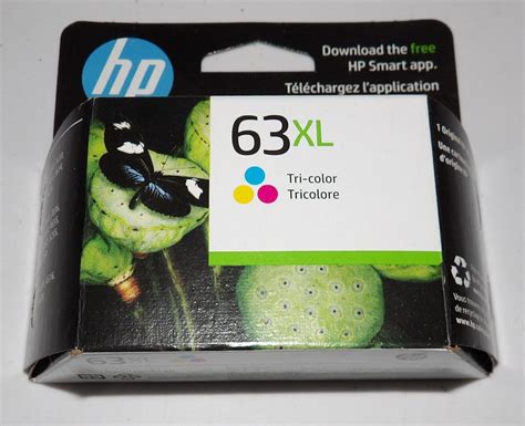 Genuine Hp 63xl High Yield Tri Color Ink Cartridge F6u63an Dated 2025 63 Xl 889296267416 Ebay