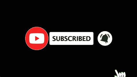 Subscribe Black Screen Youtube Logo Youtube Design Video Design