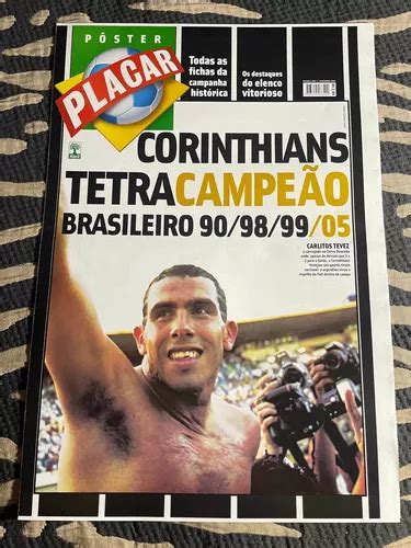 Revista Placar P Ster Especial Corinthians Tetracampe O Mercadolivre