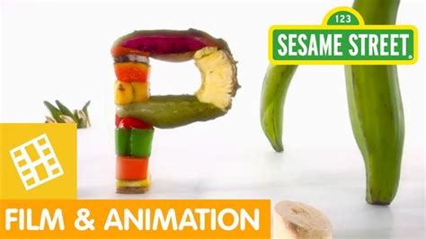 Sesame Street Which Foods Begin With The Letter P Youtube