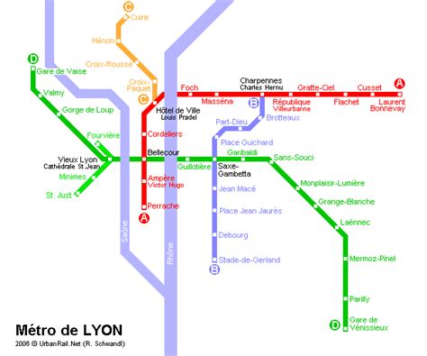 PLANOS DE METRO: Lyon