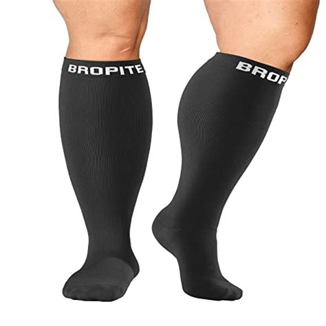 Bropite Plus Size Compression Socks For Women And Men Extra Wide Calf