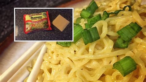 How To Make Cheesy Ramen Noodles Youtube