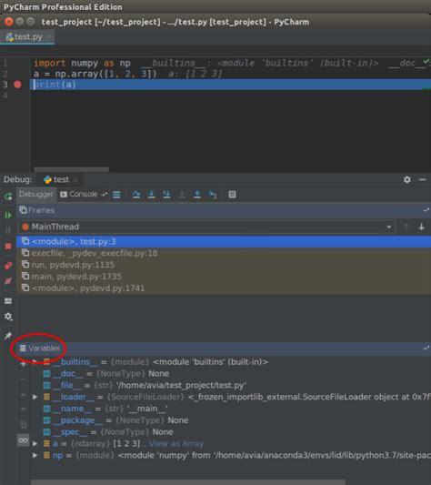 Move The Variables Pane In Pycharm S Python Console Stack Overflow