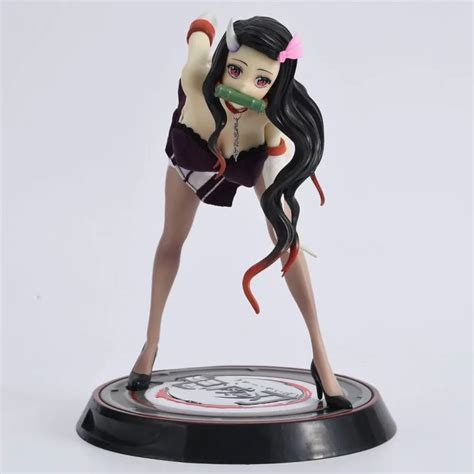 Demon Slayer Sexy Kamado Nezuko Figure Beautiful Girl Model Ornament Garage Kit Pvc Figure