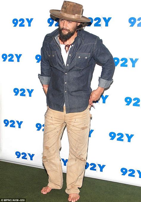 Jason Momoa Goes Barefoot As He Arrives To Screening Of New Film