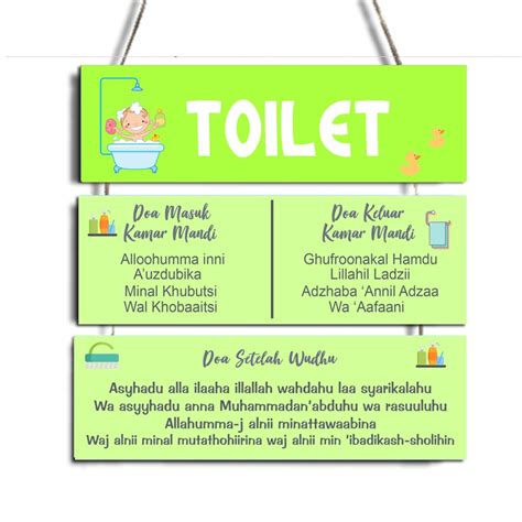 HIASAN DINDING Flashpixel Wall Hanging PWT51 3 Tier Toilet Prayer