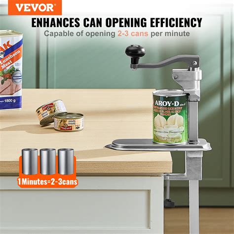 VEVOR Commercial Can Opener, Heavy-Duty Manual Tabletop Cans Opener for
