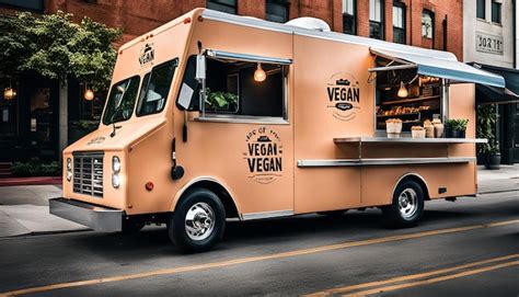 Vegan Food Truck | Premium AI-generated image