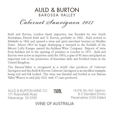 Auld And Burton Wine Releases Glug Wines