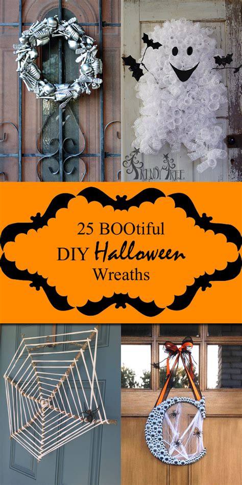 25 BOOtiful DIY Halloween Wreaths - For DIYers