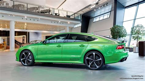 Audi RS7 Sportback Apple Green Metallic By Audi Exclusive Only Cars