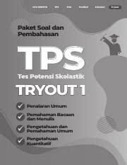 Paket Soal Tps Utbk Pdf Info Sbmptn Tps Tka Prediksi Paket Soal Dan