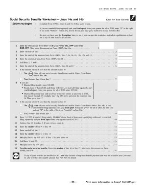 Social Security Taxable Benefits Worksheet 2023 Taxable Soci