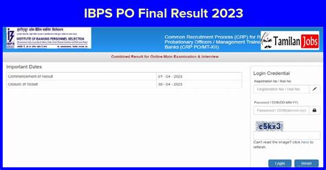 Ibps Po Final Result 2023 Out Check The Latest Updates Here