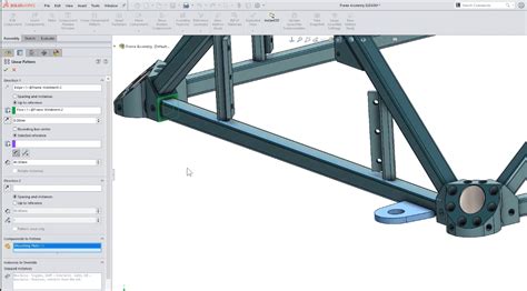 Leveraging Linear Component Patterns In Solidworks Trimech