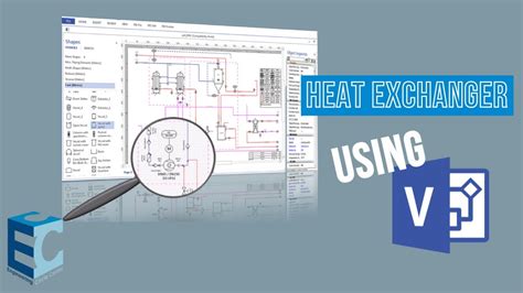 Pandid Of A Heat Exchanger Using Microsoft Visio Youtube